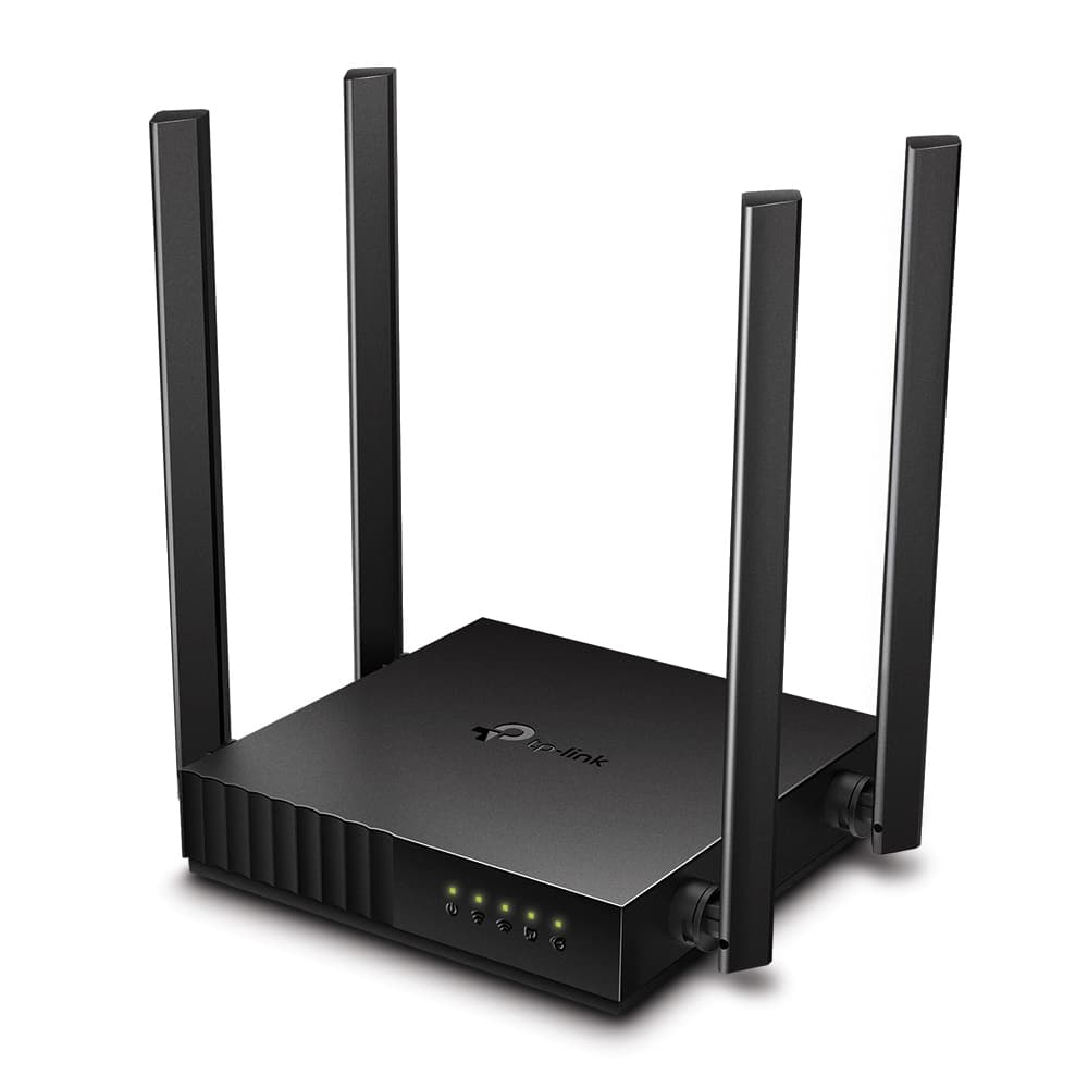 ROUTER TP-LINK ARCHER C50 AC1200 DUAL BAND 2.4GHZ 300MBPS Y 5GHZ 867MBPS MU-MIMO, MULTIMODO 4 ANT * 5DBI GARANTIA 12 MESES