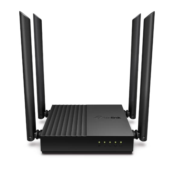 ROUTER TP-LINK ARCHER C64 GIGABIT AC1200 DUAL BAND 2.4GHZ: 400MBPS Y 5GHZ: 867MBPS 4 ANT. MU-MIMO GARANTIA 12 MESES