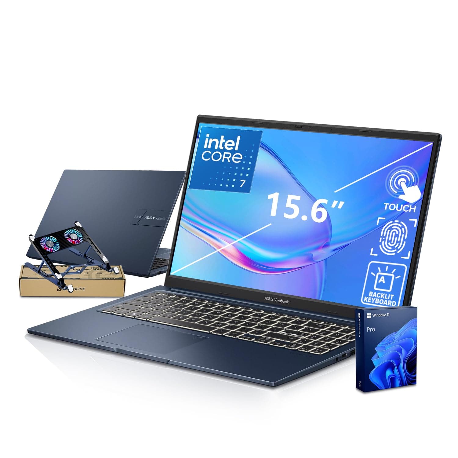 ASUS VB 15.6” FHD i7-150U 16GB DDR5 512GB PCIe TECL SP + NUM BLUE X1504VA-BQ5428 INCL. MOUSE GARANTIA 12 MESES