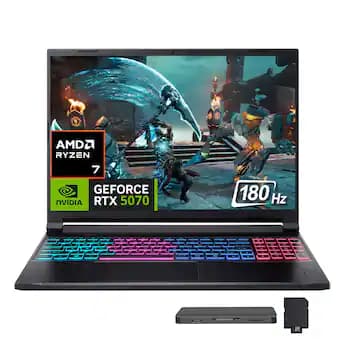 ACER Nitro V16 ANV16S-41-R2DX, AMD Ryzen 7 260, 16GB RAM, 1TB SSD, NVIDIA GeForce RTX 5070 8GB, 16" 180Hz, win11: