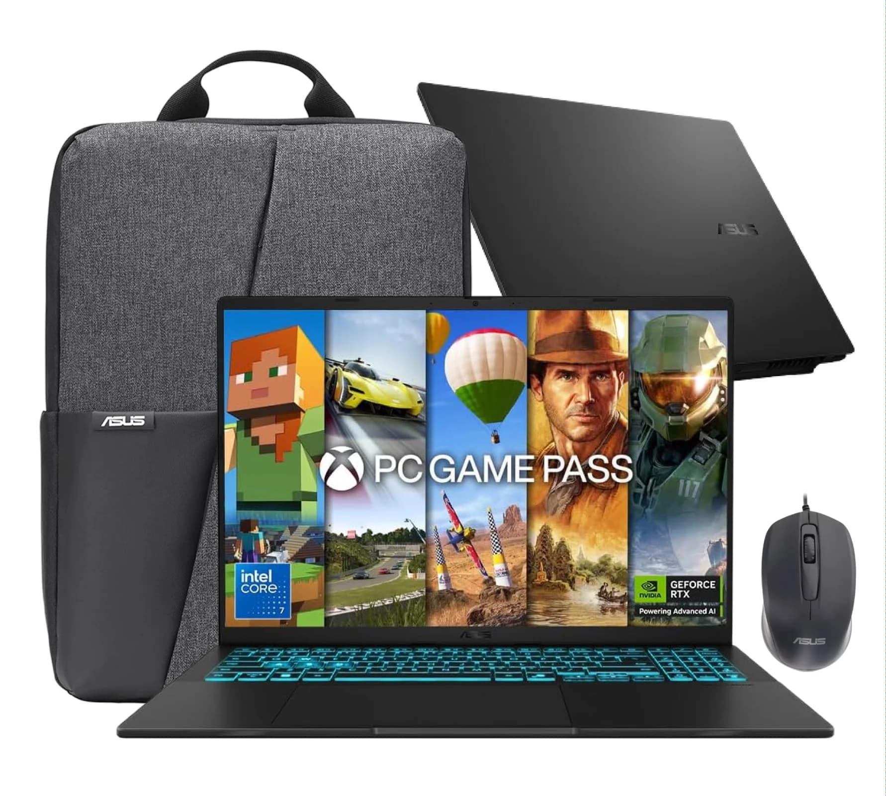 ASUS V16 16” WUXGA 144Hz CORE 5-210H 32GB DDR5 512GB PCIe TECL. SP + NUM RTX 4050 6GB BLACK V3607VU-RP148 GARANTIA 12 MESES