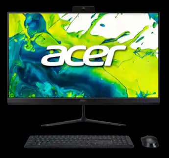 ACER ALL IN ONE C27-2G-UR17, AMD Ryzen 7 5825U, 16 GB RAM,1 TB SSD, Teclado y Mouse Inalambrico, 27" 120Hz, Win11