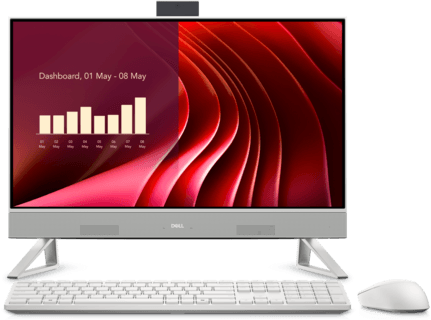 DELL AIO IN ONE 2425, INTEL CORE 7-150U, 16 GB RAM, 512 GB SSD, 23.8”, TOUCHSCREEN, win 11